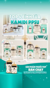 Bình Sữa Kamidi Chất Liệu PPSU Dung Tích 210ml Hàng Chính Hãng