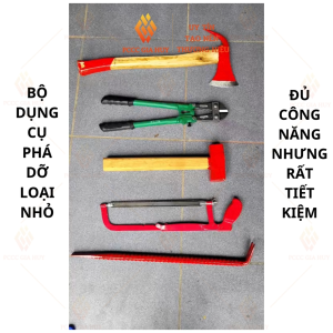 Combo 5 món dụng cụ phá dỡ đa năng loại nhỏ để vừa tủ cc thông dụng 20x40x60 dùng tình huống khẩncấp