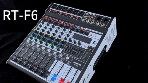 RAYHAYES RT-F8 8-Channel Powered Mixer Amplifier - 650W x2 with DSP Bluetooth USB & 99 Effects
