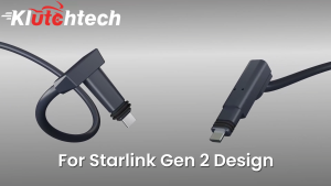 75.5FT Starlink Gen 2 Replacement Cable 24AWG Oxygen-Free Copper 1200Mbps High Speed Waterproof UV-Proof Outdoor Extension Cord for Starlink Rectangular Satellite V2 Standard Kit