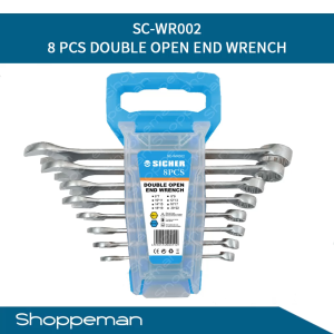 8 PIECES DOUBLE OPEN END WRENCH COMBINATION SPANNER SET SC-WR002