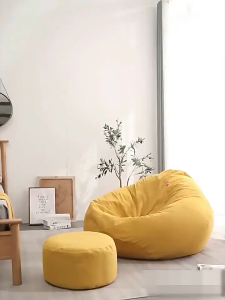 TurTle Sofas Chairs With Pedal Pillow Floor Linen Cloth Lounger Seat Bean Bag Pouf Puff Couch