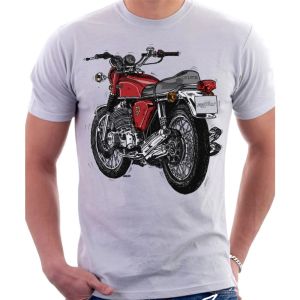 Honda | Honda Mens and Womens T-shirt Honda CB 750 Four Summer Motorcycle Tee Racing Short-sleeved Spring Cycling Off-road Loose Top