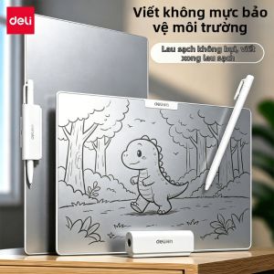 deli | Bảng Viết Thông Minh Không Dính Mực Có Thể Xóa Được cho Học Sinh và Doanh Nghiệp