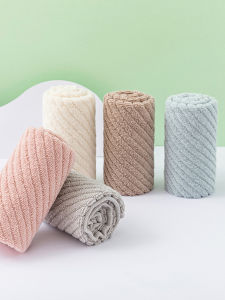 ผ้าขนหนูเด็ก Pure Cotton อบแห้งนุ่มๆ ที่ใช้ได้หลายครั้งสำหรับการล้างหน้าและใช้ในครัวเรือน