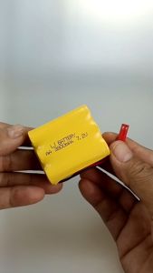 แบตเตอรี่ 7.2V 3800 mAh. ถ่านรถบังคับ 7.2โวลต์ 3800 มิลิแอมป์ แพ๊คแบบ 3ก้อน2ชั้น (เป็นถ่าน AA 6ก้อนต่อแพ๊ค) มีปลั๊กแบบ JST (สีแดง) ส่งจากกรุงเทพ