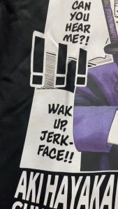 AKIRA WORLD Kaos Anime Distro CHAINSAW MAN AKI HAYAKAWA  cotton 24S (Hitam)