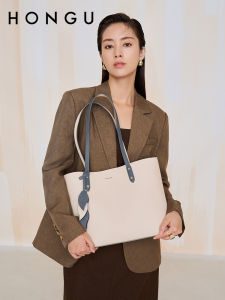 Red Valley New Leather Shoulder Handbag Fashion Commuting Large Capacity Mom Tote Bag Womens Bag Big Bag Soft Handbag