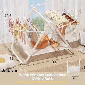 Foldable Easy-Hang Clothes Drying Rack