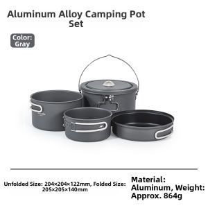 NatureHike | Portable Aluminum Alloy Cookware Set