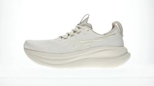 ASICS Men GEL-NIMBUS 28 Running Shoes in Soft Oat/Cream