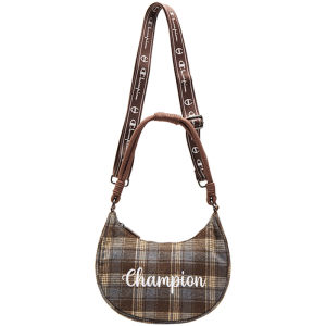 Champion | Retro Plaid Fleece Shoulder Bag