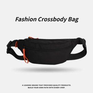 Outdoor Trendy Couple Chest Bag Mens Mobile Phone Waist Bag Korean Fashion Womens Shoulder Bag Waterproof Japanese Casual Bag Mens Sports Crossbody Bag