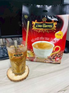 cà phê King coffee hòa tan 3in1 túi 45 gói x 16g ( date t12-2027 )