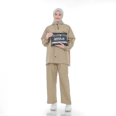 Jas hujan AKULA RAINCOAT menggunakan perlindungan GANDA ANTI REMBES BAHAN PVC