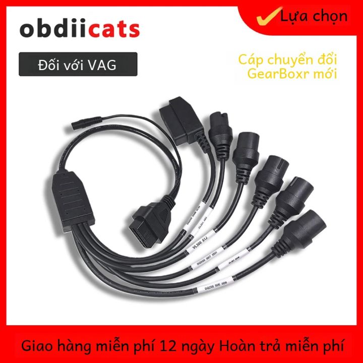 Cáp Chuyển Đổi ECU FLASH Cho Hộp Số DQ250 DQ200 VL381 VL300 DQ500 DL501 ...