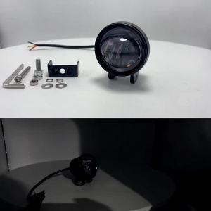1/2pc 2 Inch Motor Headlight Auxiliary Led Spotlight White Yellow Motorbike Driving Lamp Led Work Light for Off Road 4x4 Car Suv