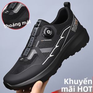 NUDANLAI | Giày Đi Bộ Ngoài Trời Cho Nam Thoáng Khí Khóa Dễ Twist
