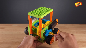 Blix Gear Box STEM Construction Kit - 10-in-1 DIY Gears and Motorized Cars for Kids 9+ Years