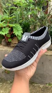 YASMINALSHOP-Sepatu Wanita Sneakers Venom Tali Print