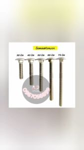 น็อตสแตนเลส หัวน็อตแสตนเลส ใช้สำหรับอลูมิเนียมลายไม้ น็อตและหัวสกรูน็อต