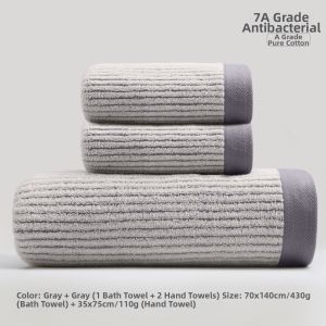 Miniso | Antibacterial Quick-drying Cotton Bath Towel