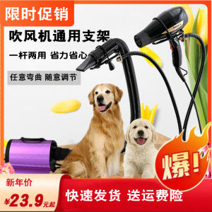 Pet Hair Dryer Bracket Cat Beauty Blowing Hair Pulling Support Frame Electric Hair Dryer Dog Water Blower Mounting Bracket