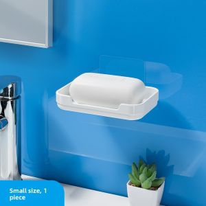 DEHUB | Hanging No-Drill Soap Holder Wall Mountable Bathroom Drainer