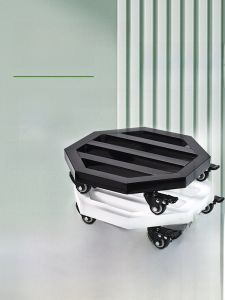 Flower Pot Movable Tray Base Metal Universal Wheel Weighing Bracket Pulley Roller Breathable Receptacle Chassis