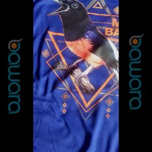 Bawara Kerodong Krodong Sangkar Murai Batu Gambar Murai Batu Segitiga Bahan Cotton Kaos Single Knit SK - Perlindungan Terbaik untuk Sangkar (PENTING)