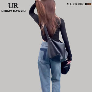 URDAV 2025 Spring Casual Large Capacity Tote Bag Single Shoulder Crossbody Bag for Commuting Leisure Class Messenger Bag