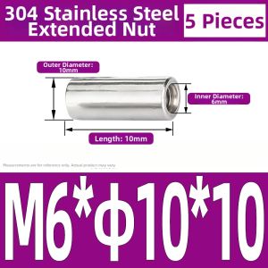 Yi Se Dian Zi | Extended Stainless Steel Connecting Nut