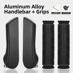 Aluminum Handlebar Grips for Road and Mountain Bikes Horn Shape