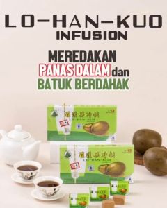 SSA Lo Han Kuo Infusion Obat Herbal Lohankuo Pereda Panas Dalam Batuk