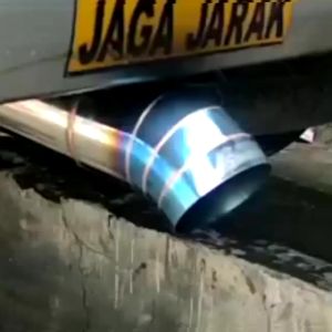 Knalpot Tailpipe Cumi Cumi Darat JS Racing Untuk Mobil Bensin calya sigra brio jazz ayla Pajero  Panther Inova hilux