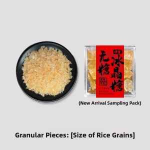 Yitang Sugar Free Ice Crystal Sugar Zero Calorie 0 Sugar Substitute Xylitol for Diabetics Sweetener Replacement Yellow Sugar