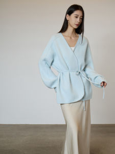 Elegant Loose Wool Coat for Women