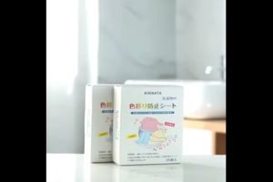 KINBATA Japanese Color Catcher Sheet Anti Stain Color Absorption Sheet Washing Machine Prevent clothes staining Anti-String Dyeing Laundry Papers 30PCS