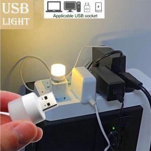 LED USB Port Night Light With LED Eye Protection Light Warm Light Decorative Lamp