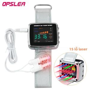 Đồng Hồ Đeo Tay Trị Liệu Bằng Laser Bán Dẫn 650nm Cho Bệnh Tiểu Đường Tăng Huyết Áp Điều Trị Cholesterol Bảng Trị Liệu Bằng Ánh Sáng Đồng Hồ Diode