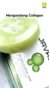 Javalgae Chlorella Facial Soap - Javalgae - Memudarkan Bekas Jerawat - Menyamarkan Flek Hitam - Virgo Shoop