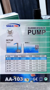 Pompa Celup Submersible Pump YUKARI SP 103 10 Watt Aquarium Kolam Hidroponik Murah 1700 L/H 1.7 M