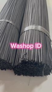 Jeruji Sangkar Hitam Diameter 25mm Panjang 55cm isi 400 batang lidi bambu alusan kuat Murah