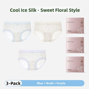 COSMO LADY | Invisible Breathable Ice Silk Extended Crotch Summer Briefs