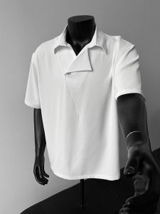 Áo Thun Polo Tay Ngắn Ice Silk Khô Nhanh Cho Nam Mùa Hè Cổ Polo Mới Cao Cấp Chất Liệu Polyester Thường Ngày