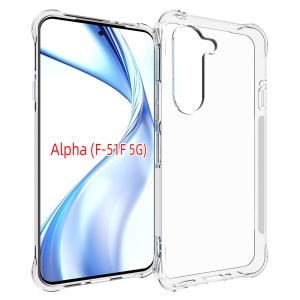Ốp Mềm Silicon Chống Sốc EUCAGR Cho Fujitsu Arrows Alpha F-51F - Vỏ Sau Trong Suốt Chống Trầy Xước