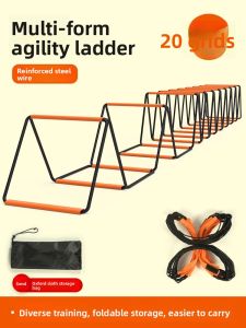 MIKING | Agility Ladder Jumping Grid Hurdle Training Gear Soft Rope Ladder