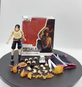 Bandai Soul Of Evolution SHF Portgas D Ace Fire Fist Movable Action Figure - Đồ Chơi Sưu Tầm One Piece Dành Cho Lứa Tuổi Từ 14 Trở Lên