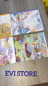 Lốc vở kẻ ngang bốn mùa B5 Pupil Hồng Hà Xuân Hạ Thu Đông 1004 / 1001 / 1002 / 1032