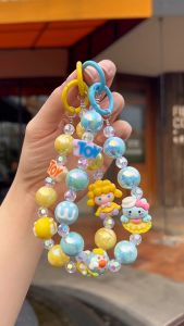 Strap Phone Charm 3D TOY - Gantungan Hp Beads Gaya Korea / Gantungan Hp Aestehtic Airpods Kunci Bag Flashdisk / Tali Strap Hp Pendek Universal Serbaguna / Bracelet Phone String Chain Manik Manik Korean